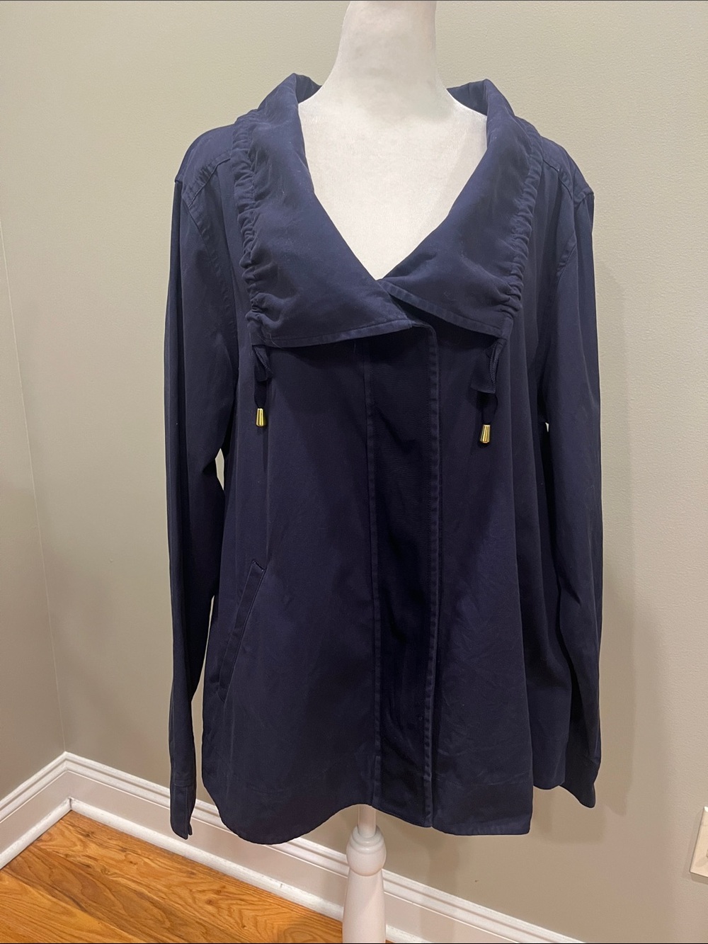 Crown & Ivy Navy Utility Jacket
